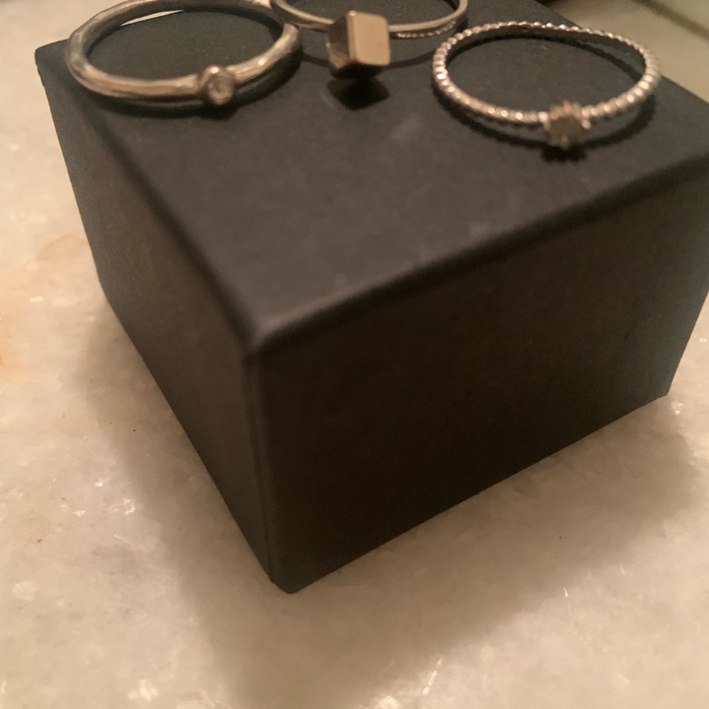 3 CUTE RINGS SIZE 7 - Picture 2 of 2